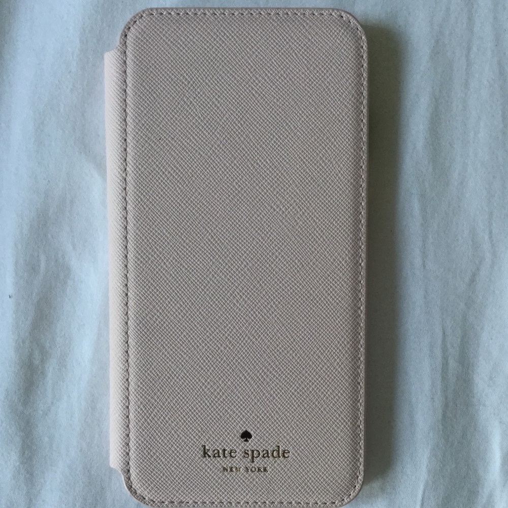 kate spade leather iphone 6 plus folio wallet case